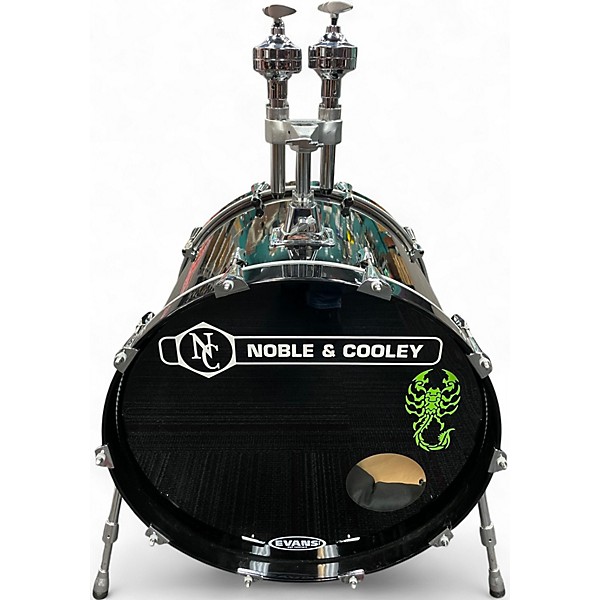 Used Noble & Cooley 6 Piece CD Maples Gloss Black Drum Kit