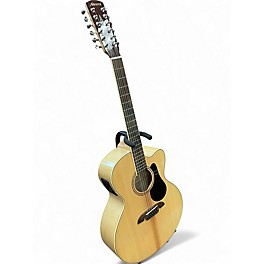 Used Alvarez AJ80CE-12 Natural 12 String Acoustic Electric Guitar