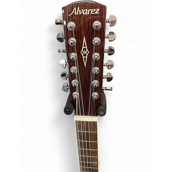 Used Alvarez AJ80CE-12 Natural 12 String Acoustic Electric Guitar