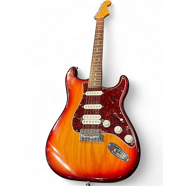 Used Fender Standard Stratocaster HSS Sienna Sunburst Solid Body Electric Guitar