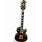 Used Epiphone  Les Paul Custom Black and Gold Solid Body Electric Guitar