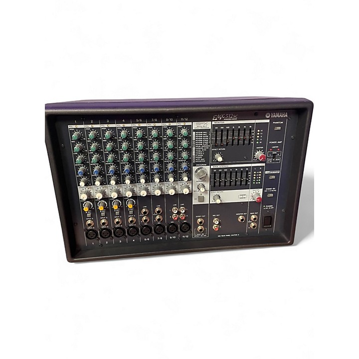 YAMAHA POWERED MIXER　パワードミキサー EMX512SC Yamaha EMX512SC Powered Mixer | Musician's Friend