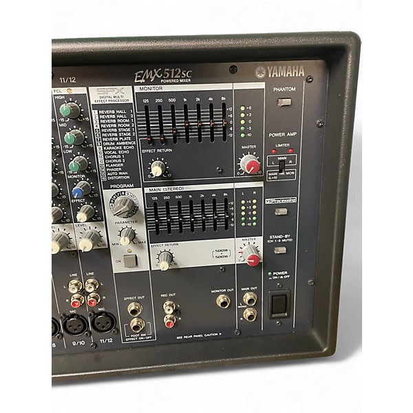 YAMAHA  POWERED MIXER　パワードミキサー EMX512SC Used Yamaha EMX512SC Powered Mixer | Guitar Center