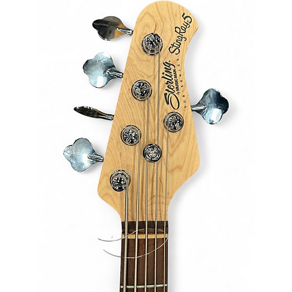 Used Sterling by Music Man RAY5HH RUBY RED BURST Electric Bass Guitar