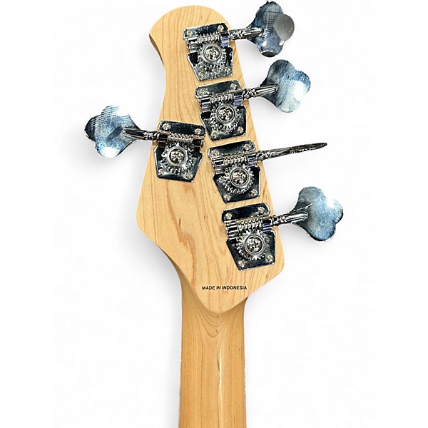 Used Sterling by Music Man RAY5HH RUBY RED BURST Electric Bass Guitar