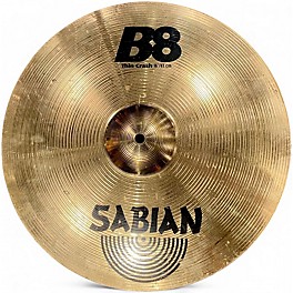 Used SABIAN 16in B8 Thin Crash Cymbal