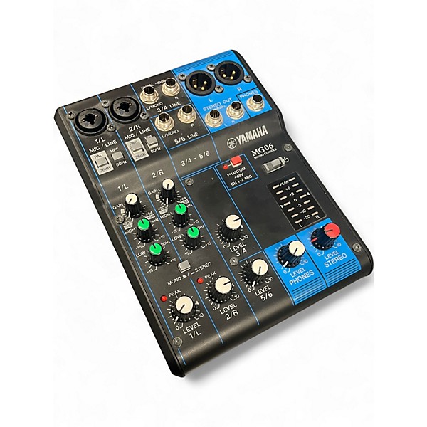 Used Yamaha MG06 Unpowered Mixer