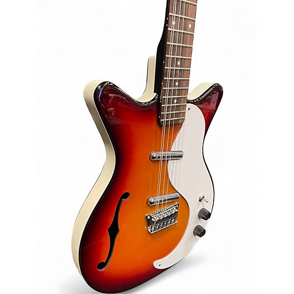 Used Danelectro 59M 3 Color Sunburst Hollow Body Electric Guitar