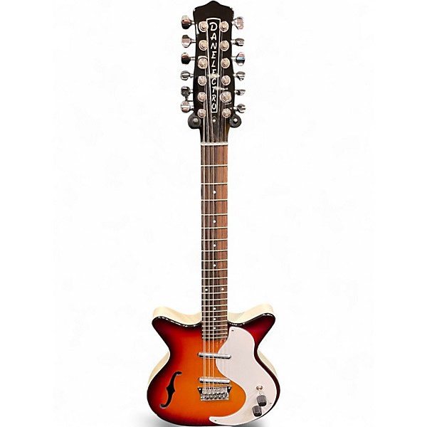 Used Danelectro 59M 3 Color Sunburst Hollow Body Electric Guitar