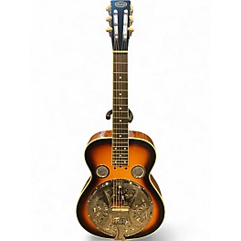 Used Flinthill square neck resonator 2 Tone Sunburst Acoustic Guitar