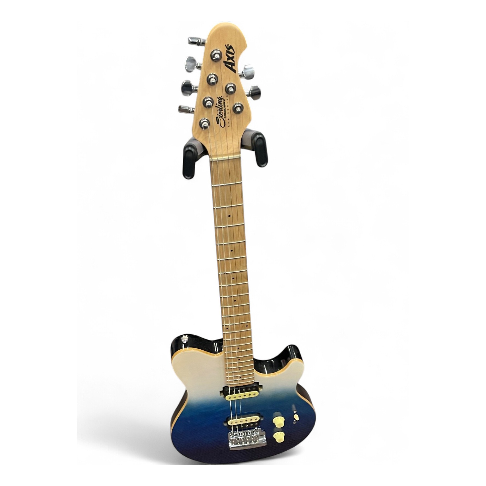 Used Sterling by Music Man Axis Quilted Maple blue fade