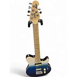 Used Sterling by Music Man Axis Quilted Maple blue fade Solid Body Electric Guitar