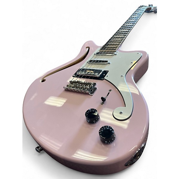 Used D'Angelico PREMIER SERIES BEDFORD SH Shell Pink Hollow Body Electric Guitar