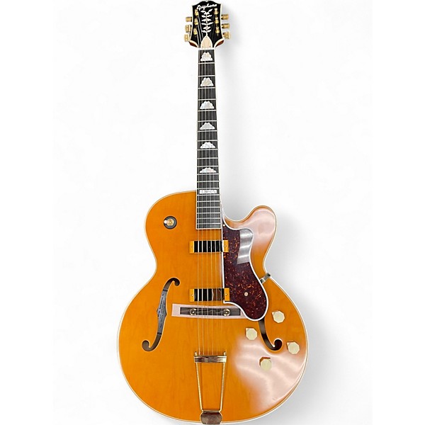 Used Epiphone 150th Anniversary Zephyr Deluxe Regent Antique Natural Hollow Body Electric Guitar