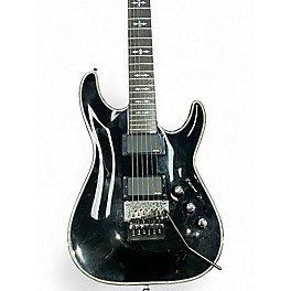 Used Schecter Guitar Research hellraiser black Solid Body Electric Guitar