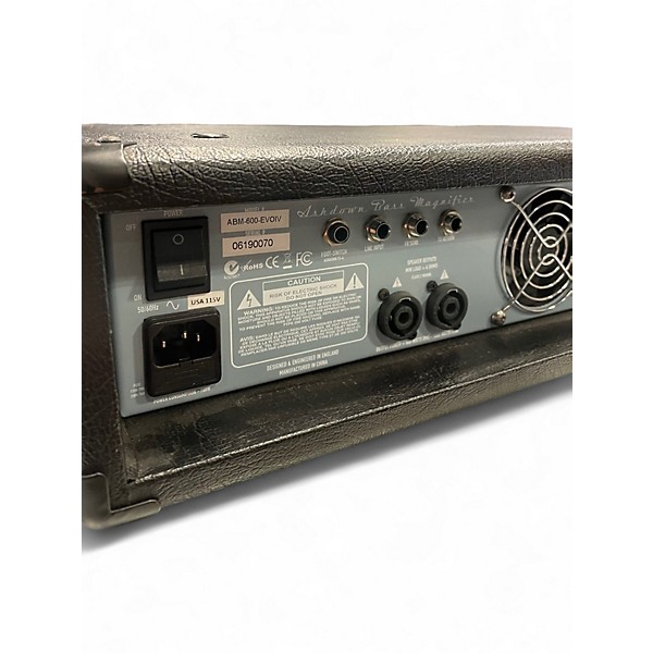 Used Ashdown ABM600 Evo IV Bass Amp Head