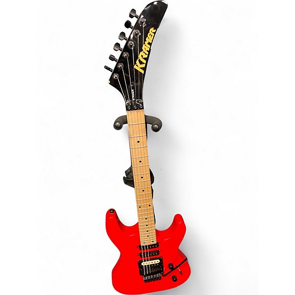 Used Kramer Striker  Red Solid Body Electric Guitar