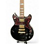 Used D'Angelico DELUXE BRIGHTON Black Solid Body Electric Guitar