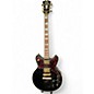 Used D'Angelico DELUXE BRIGHTON Black Solid Body Electric Guitar