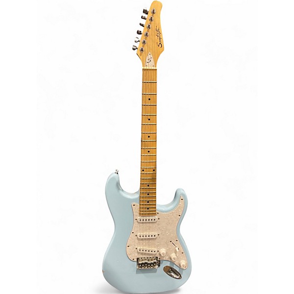 Used Sawtooth ST-ES  Daphne Blue Solid Body Electric Guitar