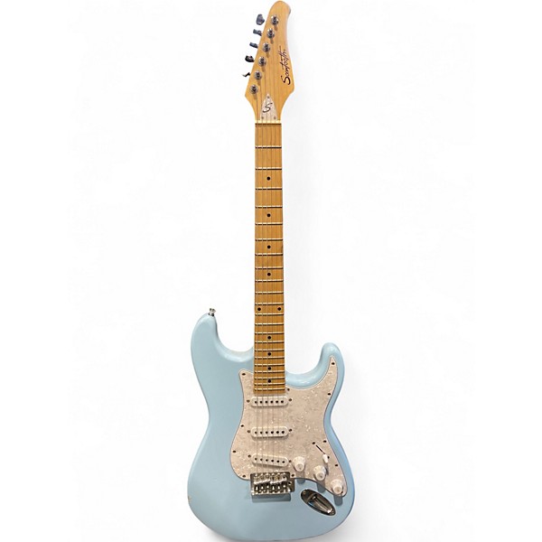 Used Sawtooth ST-ES  Daphne Blue Solid Body Electric Guitar