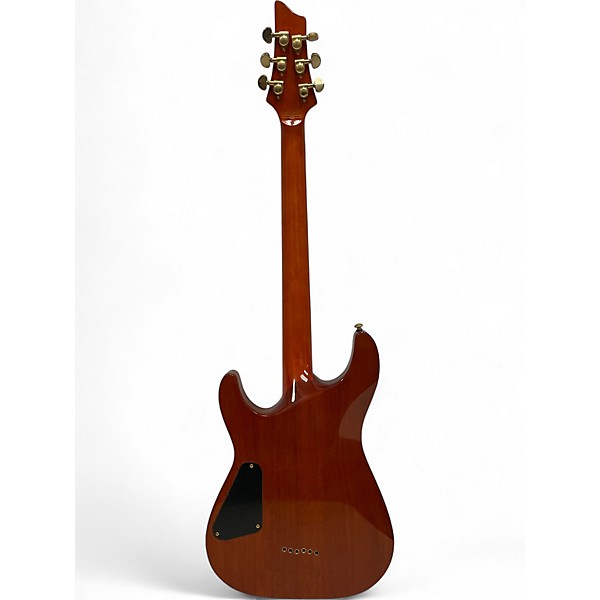 Used Schecter Guitar Research C1 ELITE Amber Solid Body Electric Guitar
