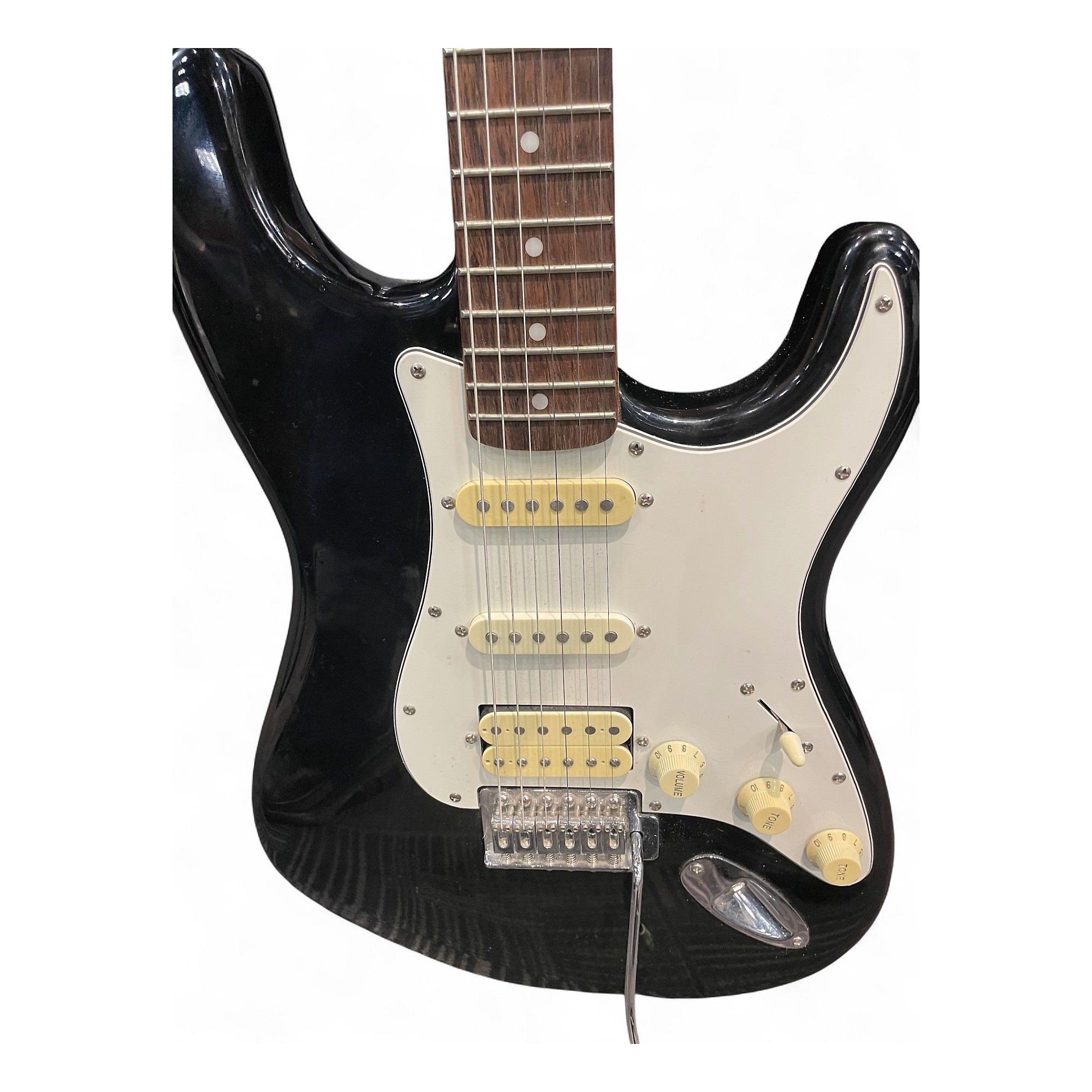 ギター Squier Fender Affinity Starcaster Black Squier AFFINITY SERIES STARCASTER (Black) - Guitar Guys