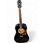 Used Epiphone PR350B Black Acoustic Guitar