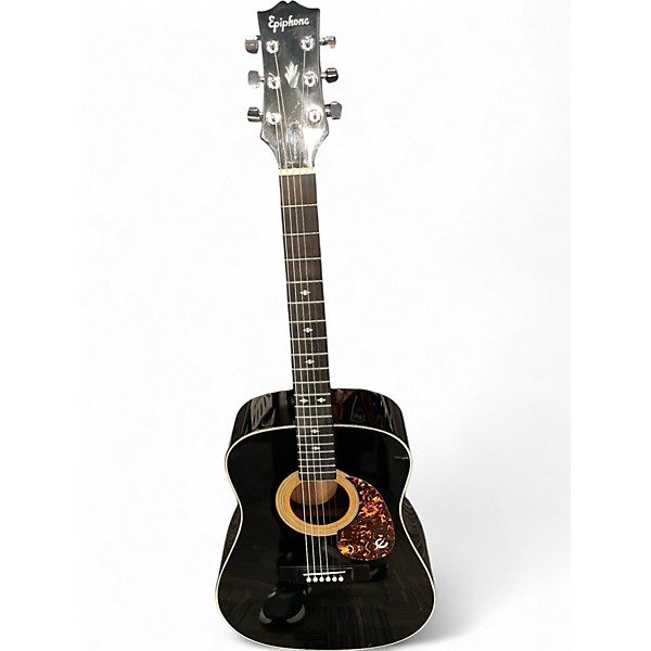 Used Epiphone PR350B Black Acoustic Guitar