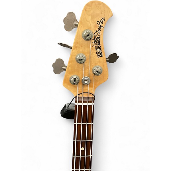 Used Ernie Ball Music Man Stingray 4 H TRANSLUCENT TEAL Electric Bass Guitar