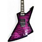 Used Schecter Guitar Research E1-FR S Special Edition Trans Purple Burst Solid Body Electric Guitar