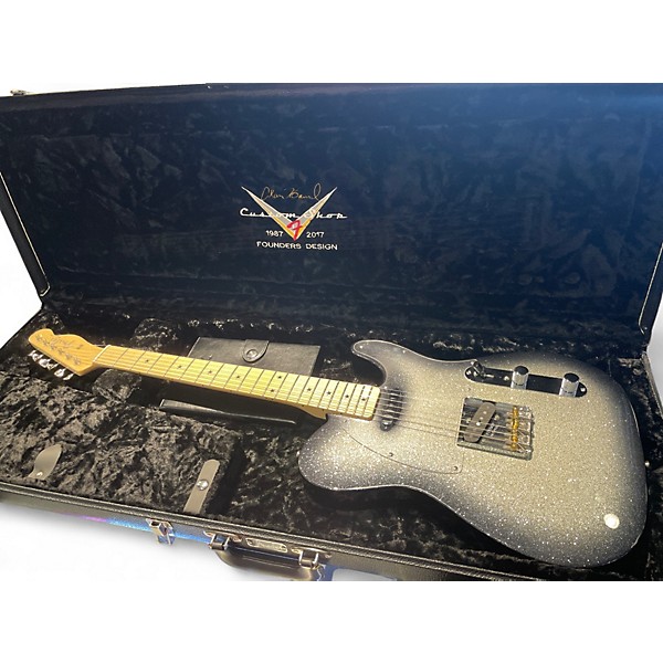 Used 2017 Fender custom shop Alan Hamel founders edition telecaster Black Solid Body Electric Guitar