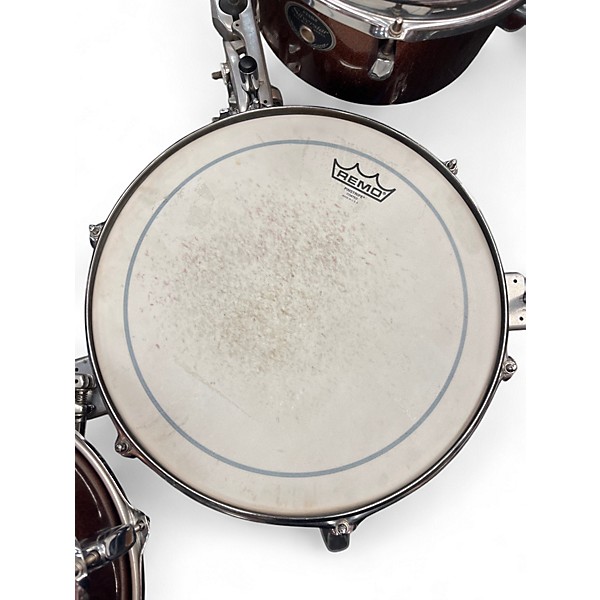 Used TAMA 4 Piece Silverstar Orange Sparkle Drum Kit