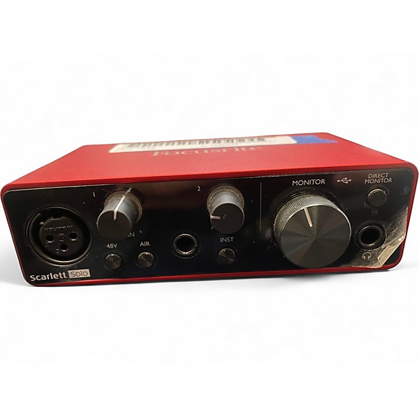 Used Focusrite Scarlett Solo Gen 3 Audio Interface