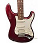 Used Fender Standard Stratocaster Burgundy Solid Body Electric Guitar