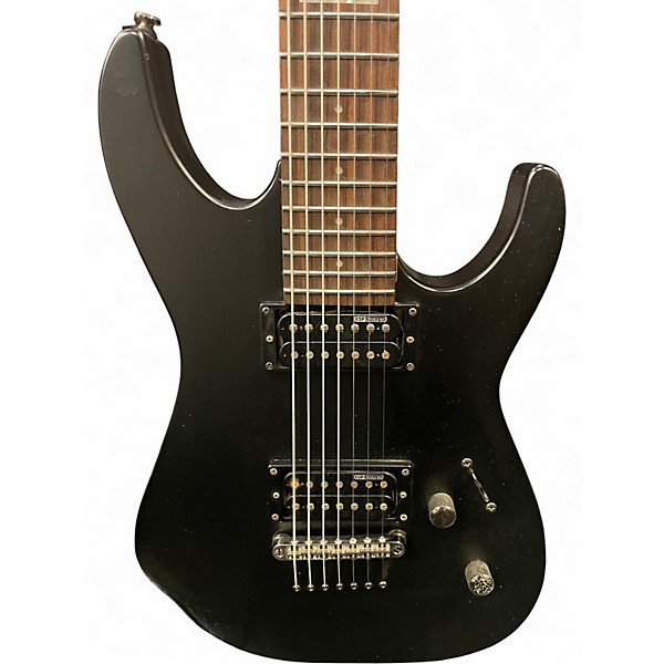 Used ESP LTD M17 7 String Satin Black Solid Body Electric Guitar