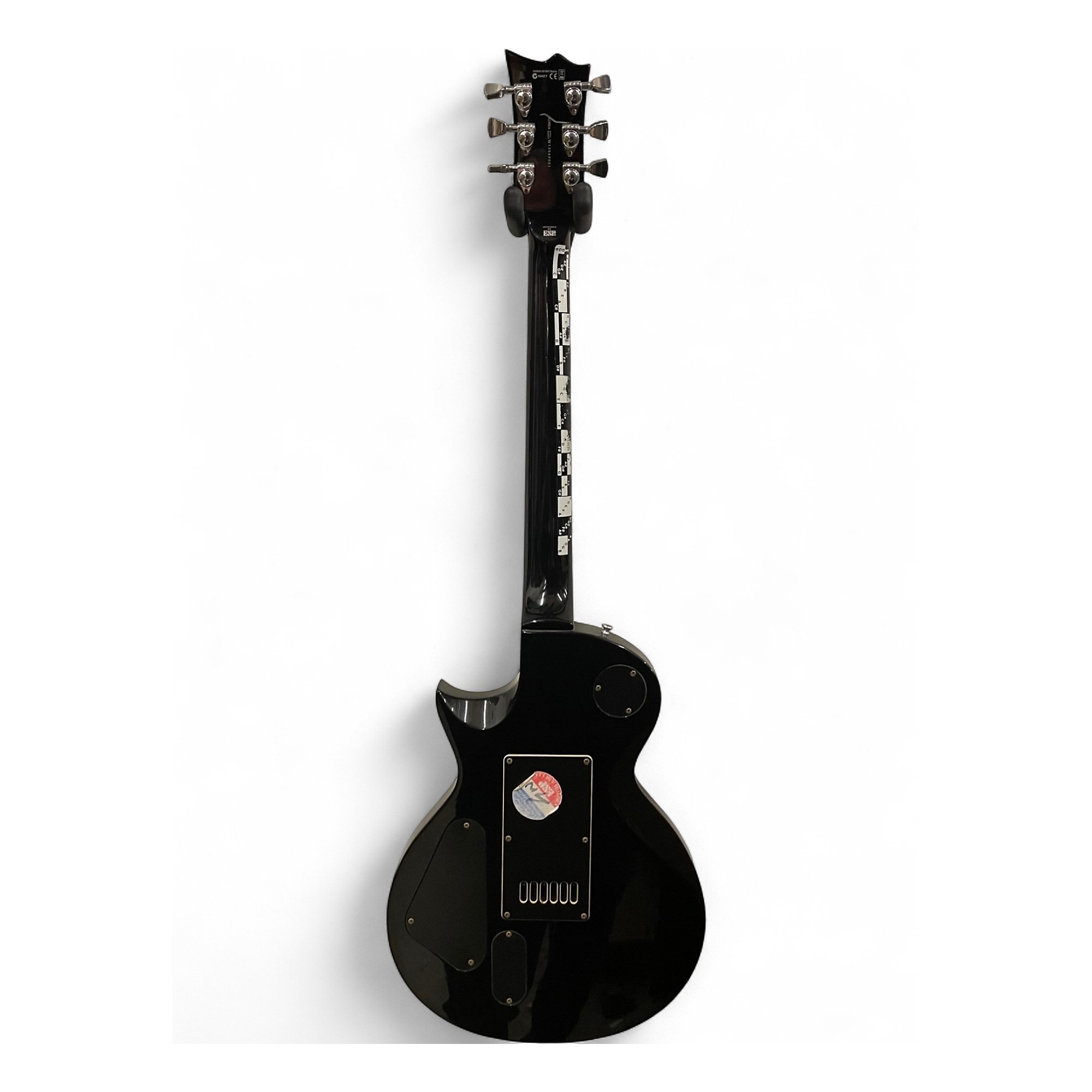 ltd ec1000 deluxe ビンテージブラック ESP LTD Deluxe EC-1000 FR Satin Black - LEC1000FRBLKS