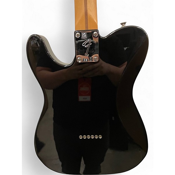 Used Fender Player II HH Telecaster Black Solid Body Electric Guitar