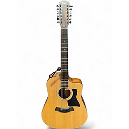 Used Taylor 150CE Natural 12 String Acoustic Electric Guitar
