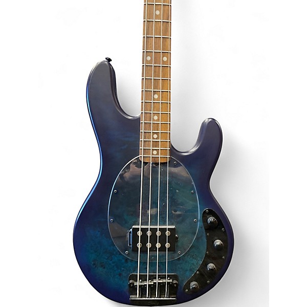 Used Sterling by Music Man STINGRAY BASS Blue Burst Electric Bass Guitar