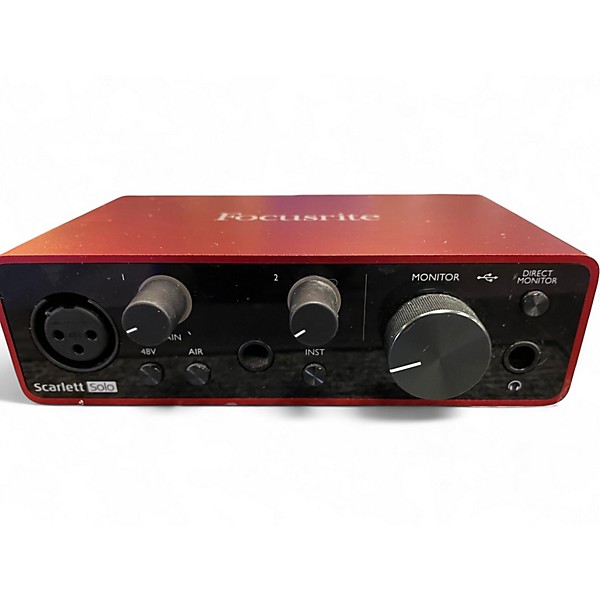 Used Focusrite Scarlett Solo Gen 3 Audio Interface