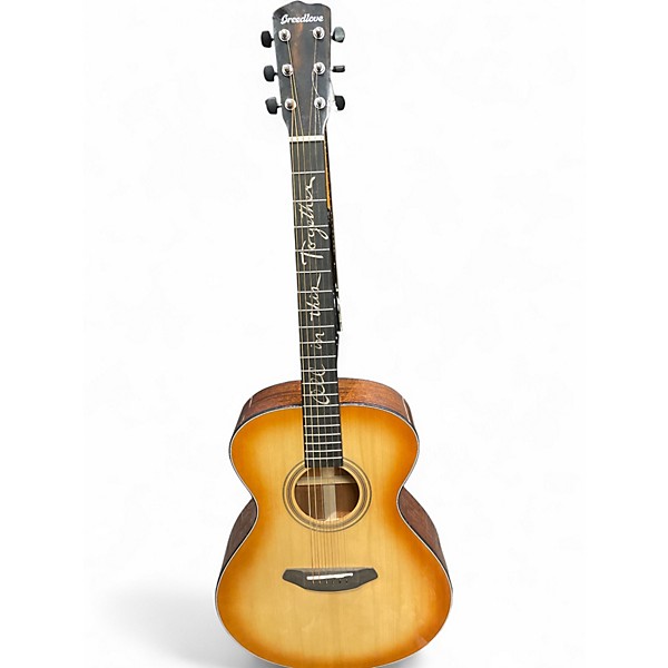Used Breedlove JEFF BRIDGES CONCERT Honey Burst Acoustic Electric Guitar