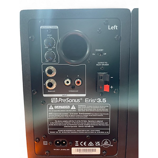 Used PreSonus Eris 3.5 Powered Monitor