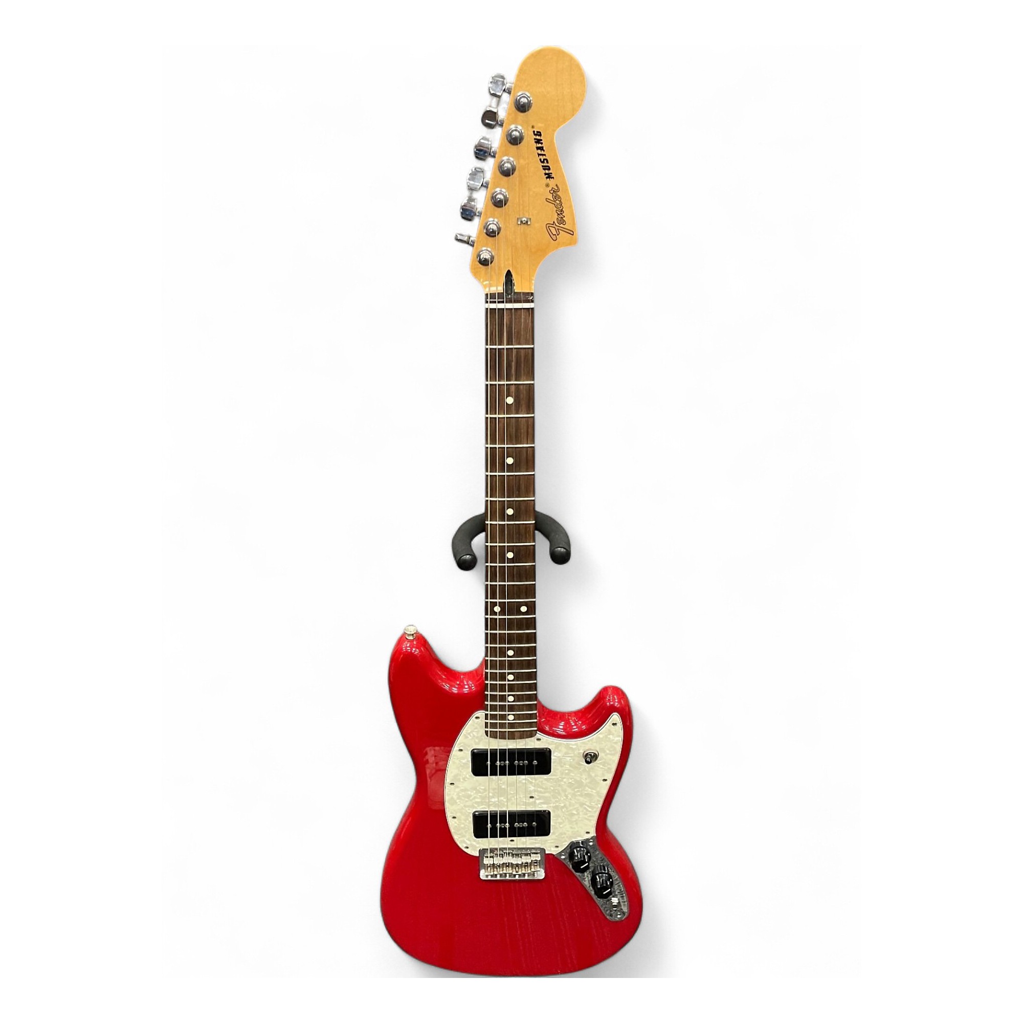 Used Fender Player Mustang 90 Red Solid Body Electric Guitar