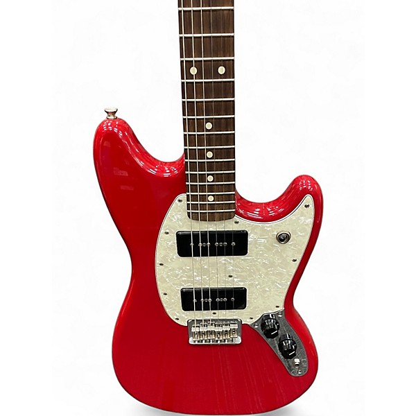 Used Fender Player Mustang 90 Red Solid Body Electric Guitar