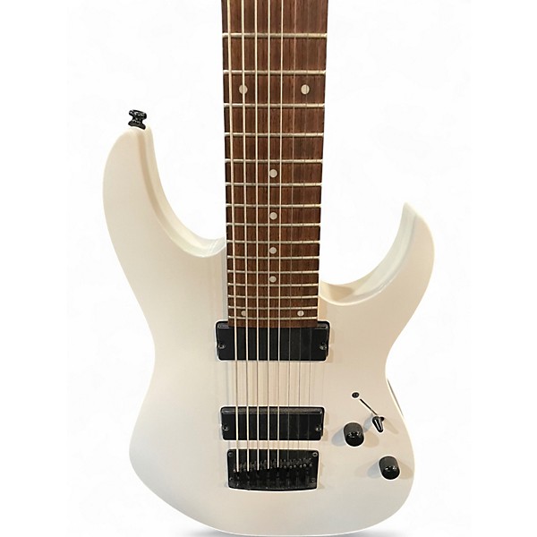 Used Ibanez RG8 8 String Alpine White Solid Body Electric