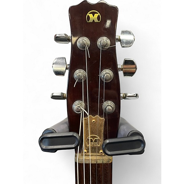 Vintage 1981 Hondo longhorn Walnut Solid Body Electric Guitar