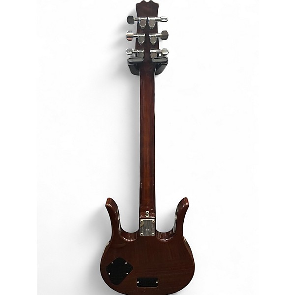 Vintage 1981 Hondo longhorn Walnut Solid Body Electric Guitar