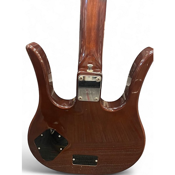 Vintage 1981 Hondo longhorn Walnut Solid Body Electric Guitar