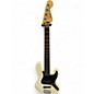 Used Fender Deluxe Active Jazz Bass V 5 String Alpine White Electric Bass Guitar